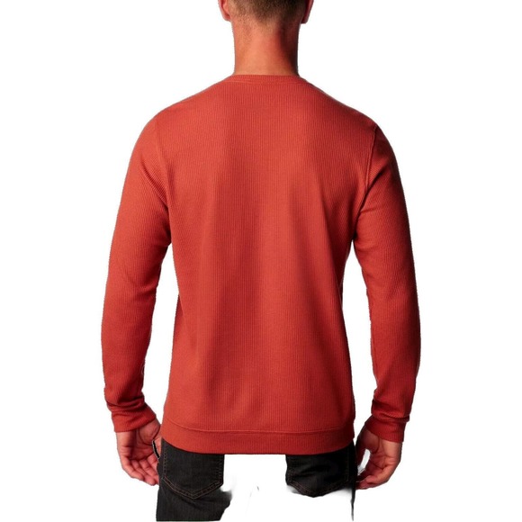 Columbia Pitchstone Knit Crew Sweatshirt for Men - Warp Red - 2XL - Picture 2 of 5